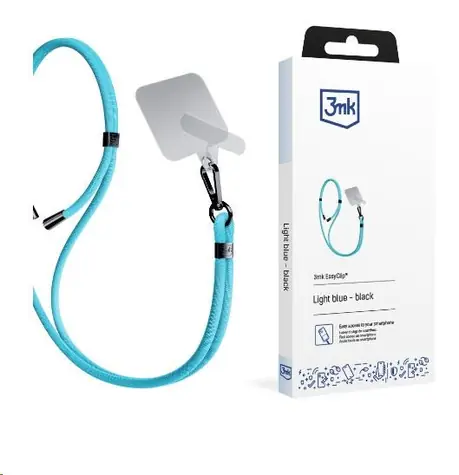 3mk EasyClip šňůrka na telefon Blue (black)