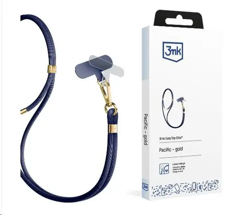 3mk EasyClip šňůrka na telefon Elite Pacific (gold)