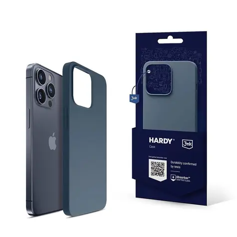 3mk Hardy Silicone MagCase zadní kryt pro Apple iPhone 15 Pro Royal Blue
