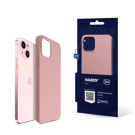3mk Hardy Silicone MagCase zadní kryt pro Apple iPhone 15 Pink