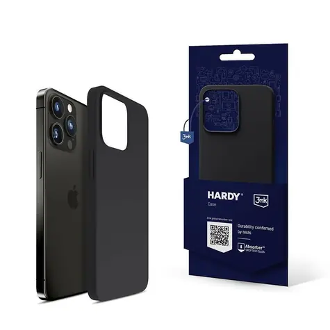 3mk Hardy Silicone MagCase zadní kryt pro Apple iPhone 16 Pro Max Graphite