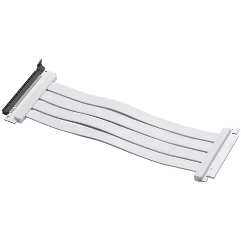 PHANTEKS PCI-E 4.0 x16 riser ribbon cable bílá / 180° / 30 cm