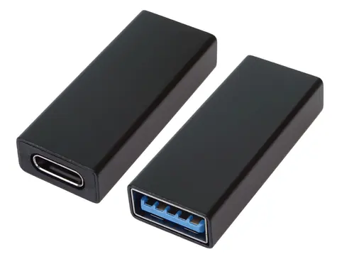 PremiumCord Aluminium adaptér USB-C (F) - USB-A (F) / USB 3.0