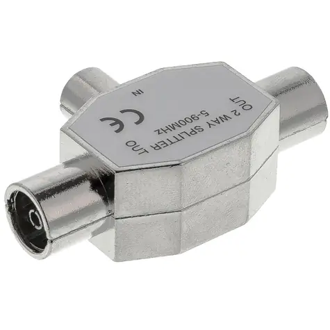 SENCOR SAV 124-000 anténní rozbočovač 1M-2F / nikl