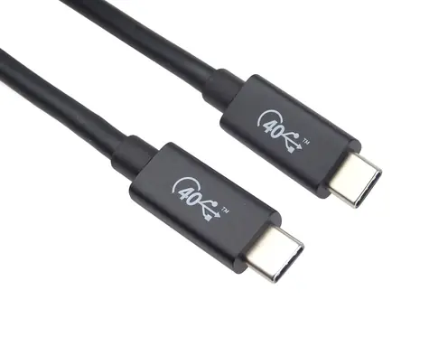PremiumCord USB4 Gen 3x2 40Gbps 8K@60Hz kabel Thunderbolt 3 délka 1.2m