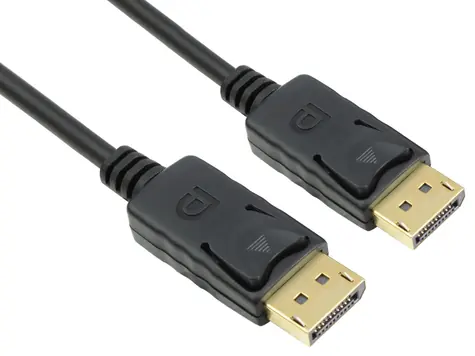 PremiumCord DisplayPort 2.0 propojovací kabel M-M zlacené konektory 0.5m