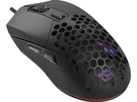 Sandberg FlexCover 6D černá / Herní myš / optická / 12800 DPI / LED / 6 tlačítek / USB