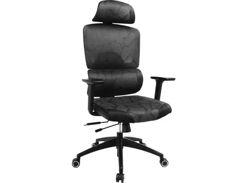 Sandberg ErgoFusion Pro černá / Herní křeslo / ergonomické / nastavitelné / nylonový rám / max. 150 kg