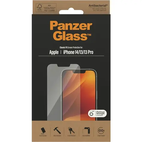 PanzerGlass Tvrzené sklo AB pro Apple iPhone 14/13 Pro/13 čirá