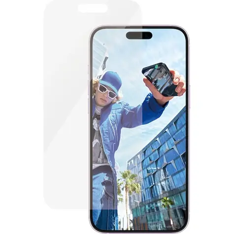 PanzerGlass Tvrzené sklo s aplikátorem pro Apple iPhone 16 Plus/15 Plus čirá