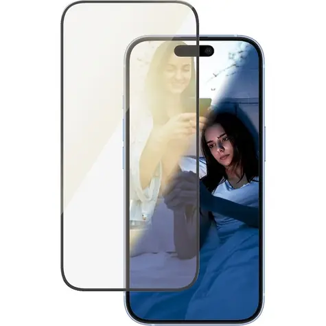 PanzerGlass Tvrzené sklo UWF Eyecare s aplikátorem pro Apple iPhone 16/15 černá
