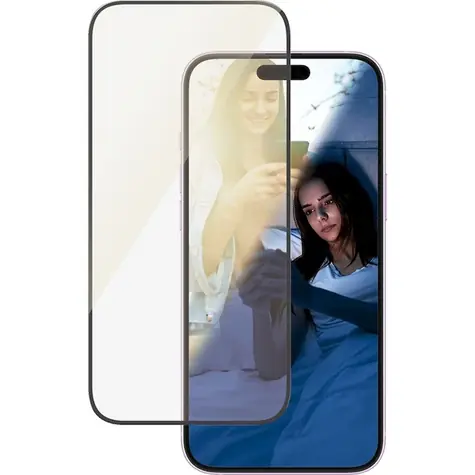 PanzerGlass Tvrzené sklo UWF Eyecare s aplikátorem pro Apple iPhone 16 Plus/15 Plus černá