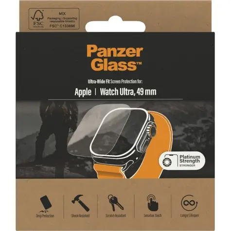 PanzerGlass Tvrzené sklo AB pro Apple Watch Ultra 2/Ultra čirá
