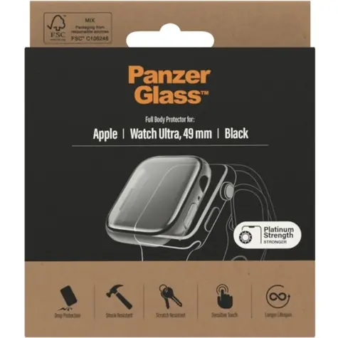 PanzerGlass Tvrzené sklo Full Body AB pro Apple Watch Ultra 49 mm černá