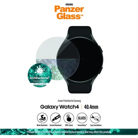 PanzerGlass Tvrzené sklo Flat Glass AB pro Samsung Galaxy Watch 4 40 mm čirá