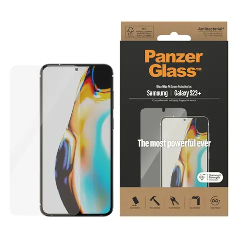 PanzerGlass Tvrzené sklo UWF AB FP pro Samsung Galaxy S23+ čirá