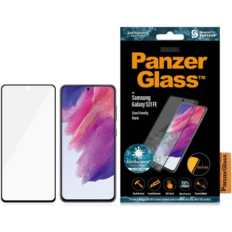 PanzerGlass Tvrzené sklo Case Friendly AB pro Samsung Galaxy S21 FE černá