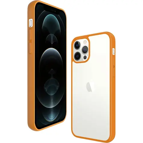 PanzerGlass Pouzdro ClearCaseColor AB pro iPhone 12 Pro Max orange