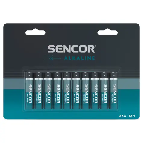 SENCOR SBA LR03 4S Alkalická baterie AAA (10ks)