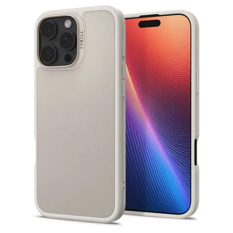 Spigen Cyrill Kajuk MagSafe ochranný kryt pro Apple iPhone 16 Pro Max cream