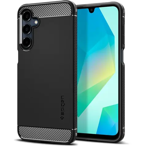 Spigen Rugged Armor ochranný kryt pro Samsung Galaxy A16/A16 5G matte black