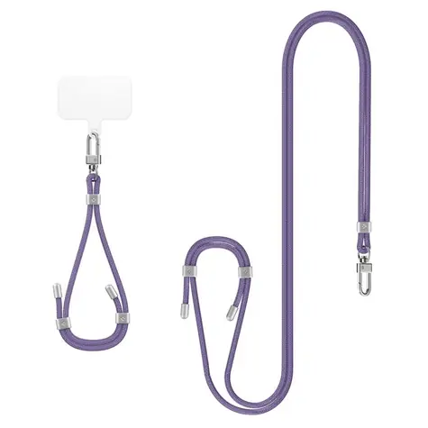 Spigen Universal Set 2 Cross Body Strap + Wrist Strap + ConTag2 deep purple