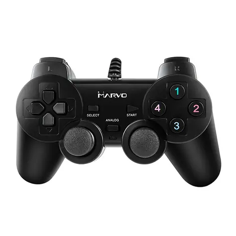 Marvo GT-006 černá / Herní ovladač / pro PC / USB / 1.56m