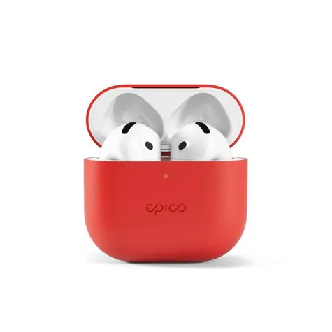 Epico Silikonové pouzdro pro Apple AirPods 4/4(ANC) červená