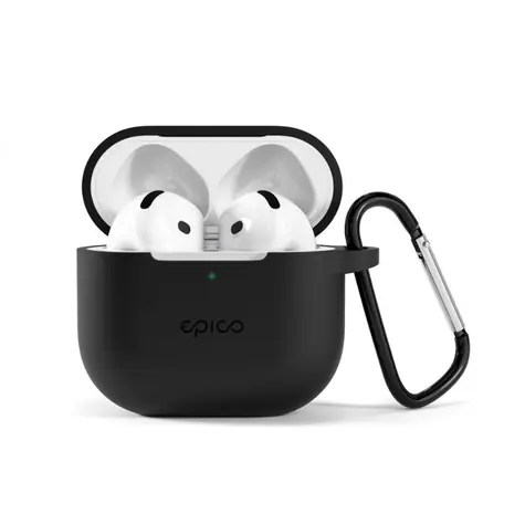 Epico Silikonové outdoor pouzdro pro Apple AirPods 4/4(ANC) černá