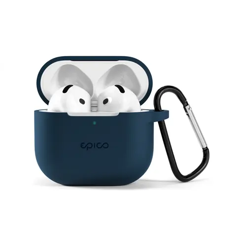 Epico Silikonové outdoor pouzdro pro Apple AirPods 4/4(ANC) tmavě modrá