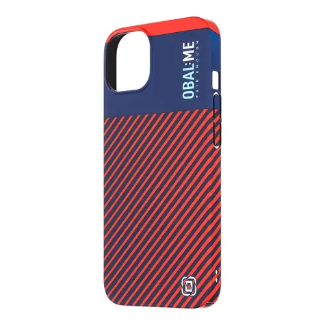 OBAL:ME Flossy Stripes Kryt pro Apple iPhone 13 modrá/červená