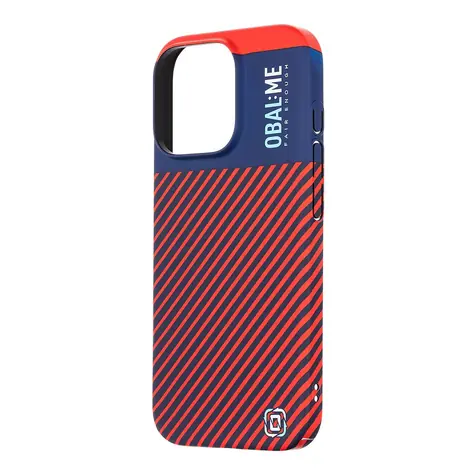 OBAL:ME Flossy Stripes Kryt pro Apple iPhone 16 Pro modrá/červená