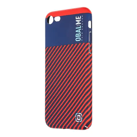 OBAL:ME Flossy Stripes Kryt pro Apple iPhone 7/8/SE2020/SE2022 modrá/červená