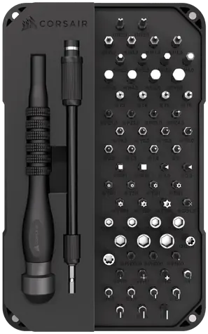 Corsair PC-DIY Precision Toolkit Tool Set / sada nářadí pro počítače / 65 dílů