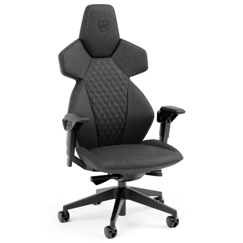 noblechairs DAWN TX granit šedá / Herní židle / látka / nastavitelná / pojezdová kolečka / nosnost 110 kg 