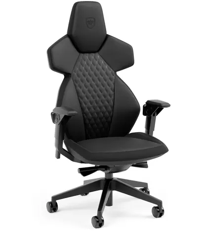 noblechairs DAWN černá / Herní židle / syntetická kůže / nastavitelná / pojezdová kolečka / nosnost 110 kg 