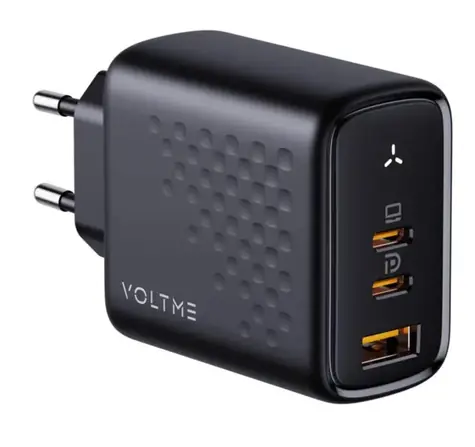 VOLTME Revo 67 CCA 67W černá / GaN / 67W / 2x USB-C / 1x USB-A 