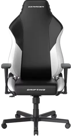 DXRacer DRIFTING XL Herní židle černo-bílá / 130-140 cm / syntetická kůže / 125 kg / 3D-Područky