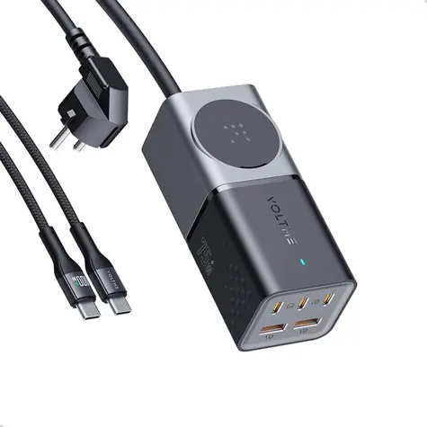 VOLTME VITO Go EzTravel Desktop Charger 75W černá / 2x USB-A / 3x USB-C