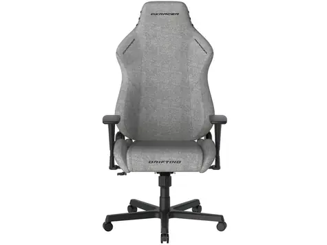 DXRacer DRIFTING XL Herní židle šedá látková / 130-140 cm / látka / 125 kg / 3D-Područky