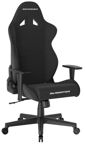 DXRacer GLADIATOR Herní židle černá látková / 125-134 cm / látka / 130 kg / Područky