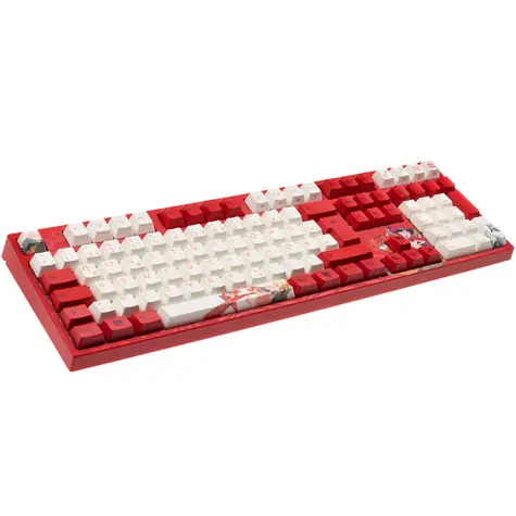 Varmilo VEA109 Koi červená / Mechanická herní klávesnice / Cherry MX-Silent-Red / LED osvětlení / USB-C