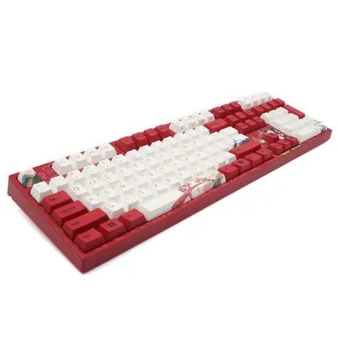 Varmilo VEA108 Koi červená / Mechanická herní klávesnice / Cherry MX Brown / LED osvětlení / USB-C 