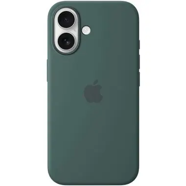 Rozbaleno - Apple Silikonový kryt s MagSafe pro iPhone 16 - Lake Green / rozbaleno