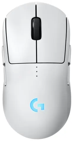 Logitech PRO 2 Lightspeed bílá / Bezdrátová herní myš / 8 tlačítek / 32000dpi