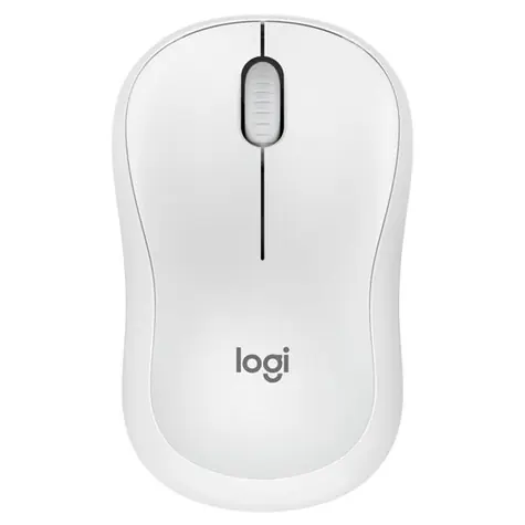 Logitech M240 Silent bílá / optická bezdrátová myš / 4000 DPI / USB přijímač / 3 tlačítka
