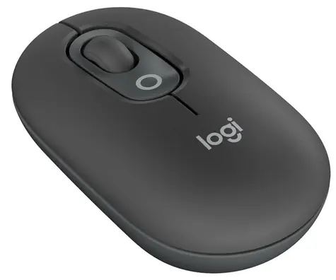 Logitech POP grafitová / bezdrátová optická myš / 4 tlačítka / 4000dpi / BT