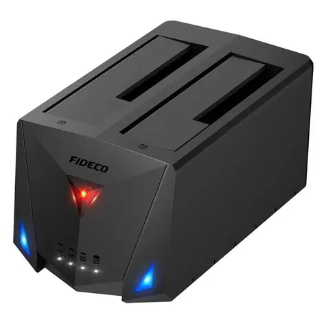 Fideco YPZ220B černá / Dokovací-klonovací stanice pro 2.5