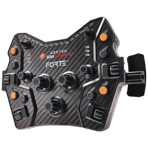 Asetek SimSports Forte GT Button Box černá / Ovládácí panel pro volanty / 17 tlačítek 