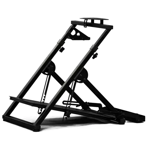 Nitro Concepts C-Racer černá / Skládací domácí sim závodní rig / pro základny MOZA & Thrustmaster & CAMMUS & a další 